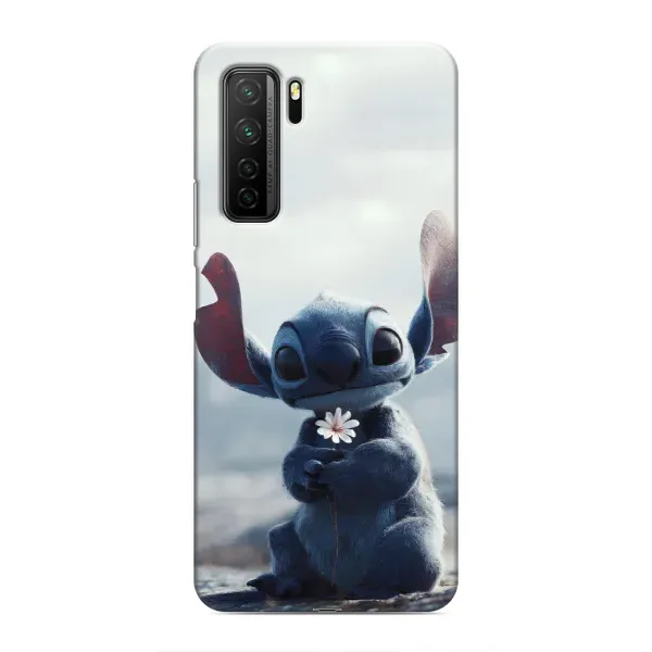 Чохол з малюнком «Стіч з квіткою» для Honor 30s Чохол з малюнком «Стіч з квіткою» для Honor 30s