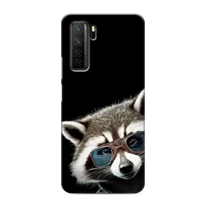 Силіконовий Чохол з Энотами на Honor 30s (Стильний Єнот)