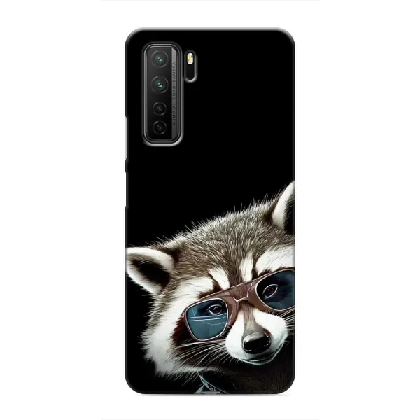 Чехол с рисунком «Стильный Енот» для Honor 30s Чехол с рисунком «Стильный Енот» для Honor 30s