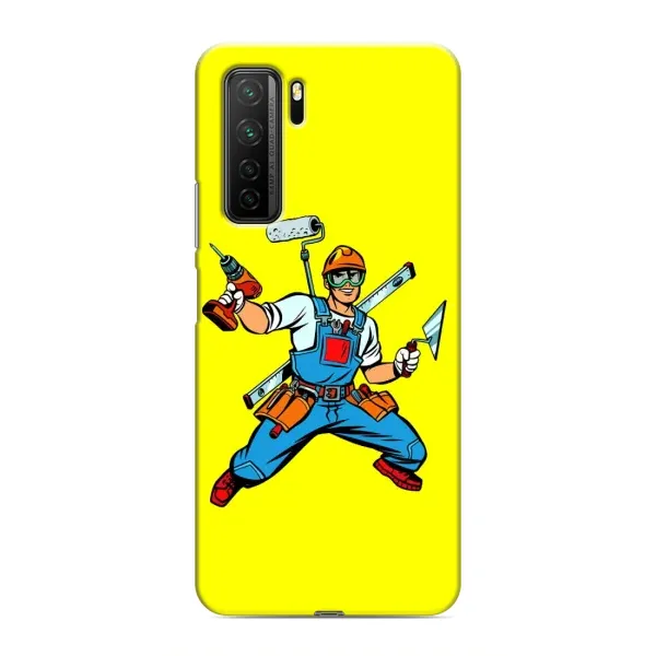 Чехол с рисунком «Строитель» для Honor 30s Чехол с рисунком «Строитель» для Honor 30s