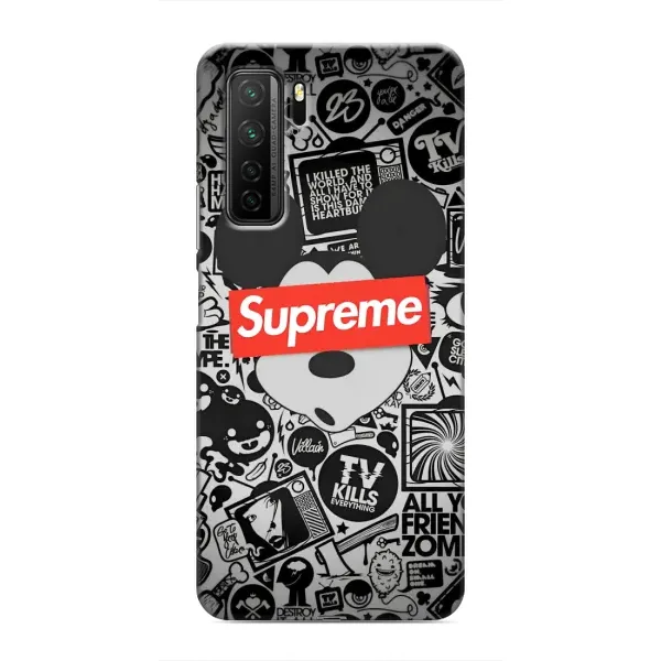 Чехол с рисунком «Supreme Маус» для Honor 30s Чехол с рисунком «Supreme Маус» для Honor 30s