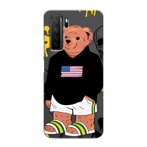 Чехол с рисунком «Teddy USA» для Honor 30s Чехол с рисунком «Teddy USA» для Honor 30s