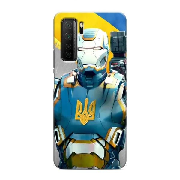 Чехол с рисунком «Украинский робокоп» для Honor 30s Чехол с рисунком «Украинский робокоп» для Honor 30s