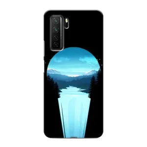 Літній Чохол на Honor 30s (Синій Водоспад)
