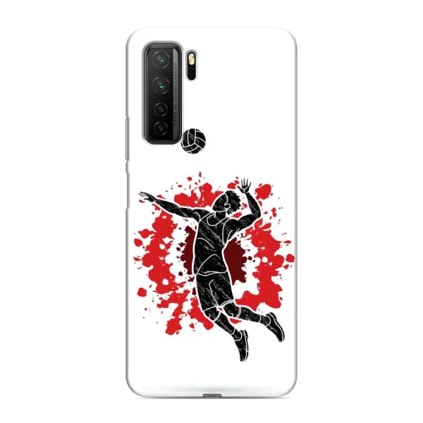 Чехол с рисунком «Волейболист» для Honor 30s