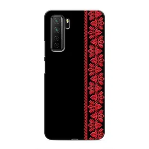 Силиконовый Чехол на Honor 30s с картинкой Вышиванки