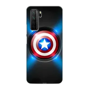 Чохол с Щітом Капітана Америки на Honor 30s (Яскраий Щит Капітана)