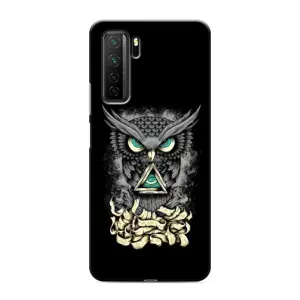 Чохли з принтом СОВИ для Honor 30s (Зелені очі)
