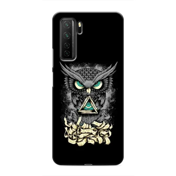 Чехол с рисунком «Зеленые глаза» для Honor 30s