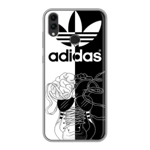 Чехол в стиле "Адидас" для Хонор 8С (Adidas шнурки)