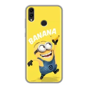 Мультяшний принт на Чохол для Хонор 8С (Banana)