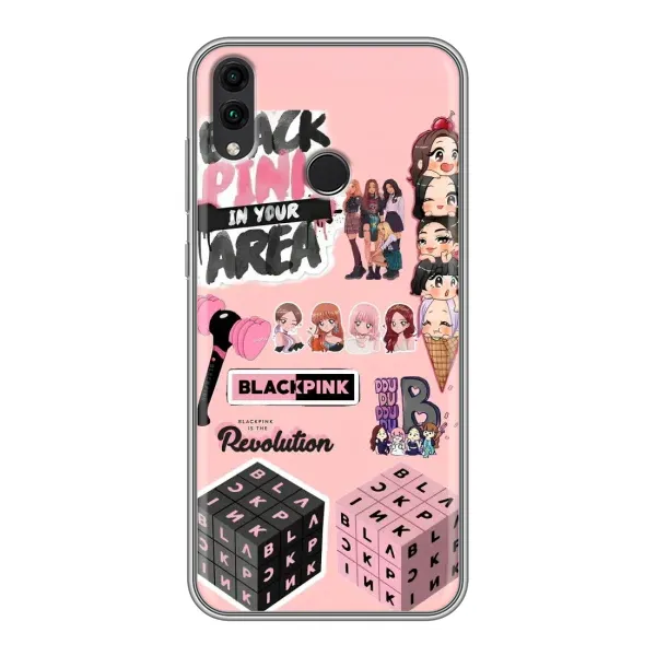 Чехол с рисунком «BLACK PINK коллаж» для Huawei Honor 8C Чехол с рисунком «BLACK PINK коллаж» для Huawei Honor 8C