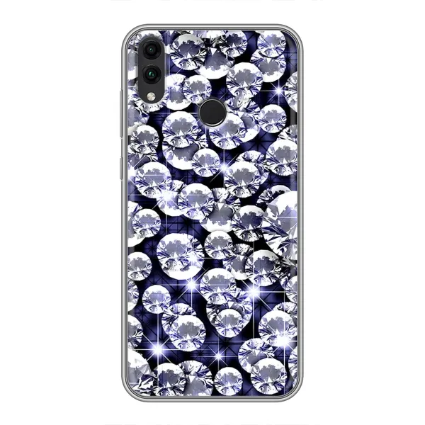 Чехол с рисунком «Бриллианты» для Huawei Honor 8C Чехол с рисунком «Бриллианты» для Huawei Honor 8C