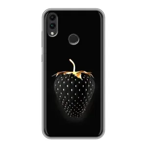 Чехол с изображением  вкусной еды для Huawei Honor 8C (Чёрная клубника)