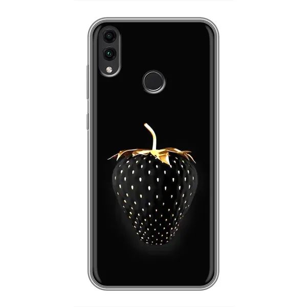 Чехол с рисунком «Чёрная клубника» для Huawei Honor 8C Чехол с рисунком «Чёрная клубника» для Huawei Honor 8C