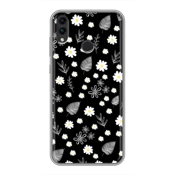Чехол с рисунком «цветение на чорном» для Huawei Honor 8C Чехол с рисунком «цветение на чорном» для Huawei Honor 8C
