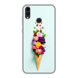 Чохли з тематикою "КВІТИ" на Huawei Honor 8C (Квітка-морозиво)