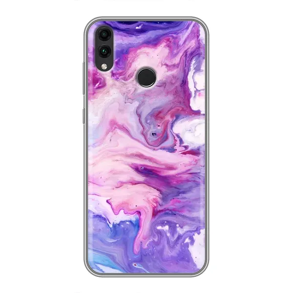 Чехол с рисунком «Фиолетовый мрамор» для Huawei Honor 8C