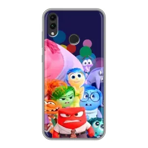Чехол Головоломка для Huawei Honor 8C - (AlphaPrint) (Герои головоломки)
