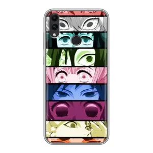 Силиконовые чехлы с глазами Anime для Хонор 8С (Глаза Хашира)