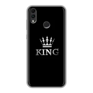 Чехол (Корона на чёрном фоне) для Хонор 8С (KING)