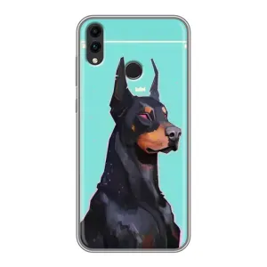 Чехол ДОБЕРМАН для Huawei Honor 8C (Король доберман)