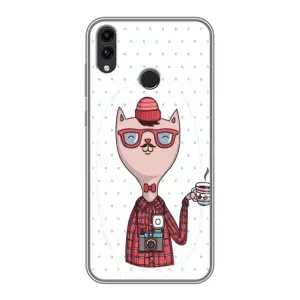 Чехол на тематику: Коты для Huawei Honor 8C (Кот аристократ)