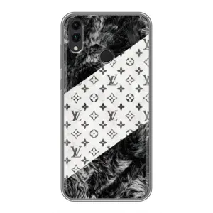 Чехол Стиль Louis Vuitton на Huawei Honor 8C (LV на белом)