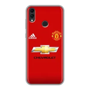 Силиконовые Чехлы принт Футбол на Huawei Honor 8C (Man United)