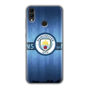 Силиконовые Чехлы принт Футбол на Huawei Honor 8C (ManCity)