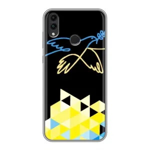 Чехол на Huawei Honor 8C Украинский дизайн (Мир для Украины)