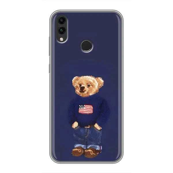 Чехол с рисунком «Мишка USA» для Huawei Honor 8C Чехол с рисунком «Мишка USA» для Huawei Honor 8C