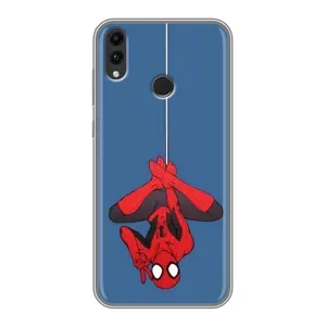 Чохол Супергерой Людина Павук на Huawei Honor 8C (На павутині)