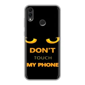 Чохол з Прикольним Принтом на Huawei Honor 8C (Не чіпай мій телефон)