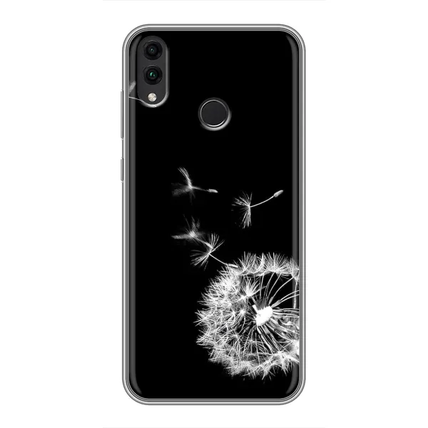 Чехол с рисунком «Одуванчик на чёрном» для Huawei Honor 8C Чехол с рисунком «Одуванчик на чёрном» для Huawei Honor 8C
