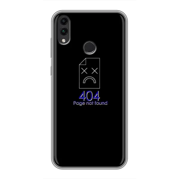 Чехол с рисунком «Ошибка 404» для Huawei Honor 8C Чехол с рисунком «Ошибка 404» для Huawei Honor 8C