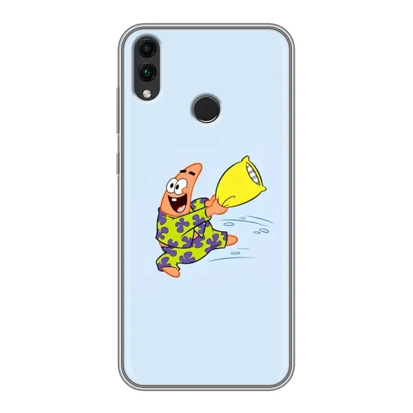 Чехол с рисунком «Патрик с подушкой» для Huawei Honor 8C Чехол с рисунком «Патрик с подушкой» для Huawei Honor 8C