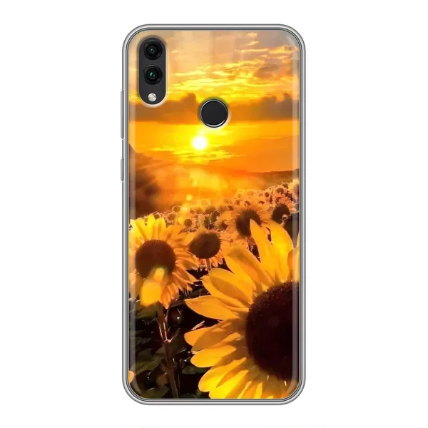 Чехол с рисунком «поле подсолнухов» для Huawei Honor 8C Чехол с рисунком «поле подсолнухов» для Huawei Honor 8C