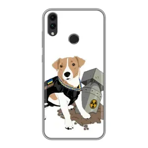 Чохол з принтом Песика Патрон для Huawei Honor 8C (Пес Патрон з ракетою)