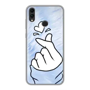 Чехлы (Знак сердечка) на Huawei Honor 8C (Сердечка знак)