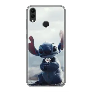 Чехол с рисунком «Стич с цветочком» для Huawei Honor 8C