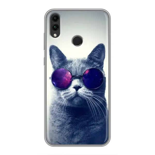Чехол с рисунком «Стильный КОТ» для Huawei Honor 8C