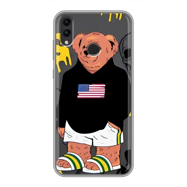 Чехол с рисунком «Teddy USA» для Huawei Honor 8C Чехол с рисунком «Teddy USA» для Huawei Honor 8C