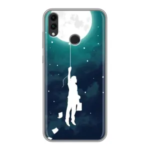 Чохол (ТПУ) з планетами на Huawei Honor 8C (To The moon)