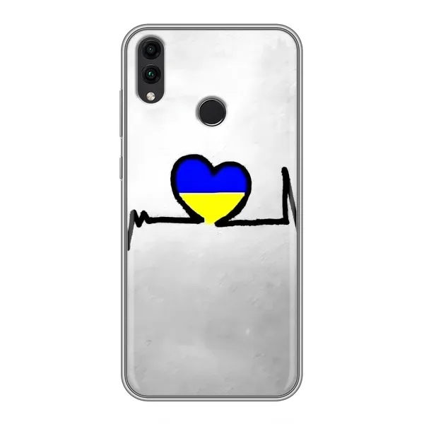 Чохол з малюнком «Українська кардіограма» для Huawei Honor 8C