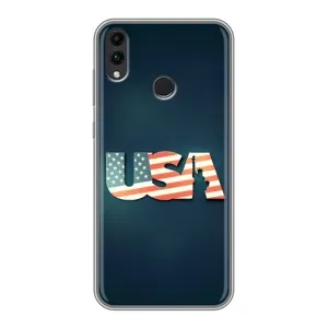Чехол Флаг USA для Huawei Honor 8C (USA)