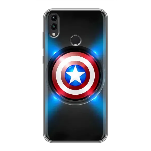Чохол з малюнком «Яскраий Щит Капітана» для Huawei Honor 8C Чохол з малюнком «Яскраий Щит Капітана» для Huawei Honor 8C