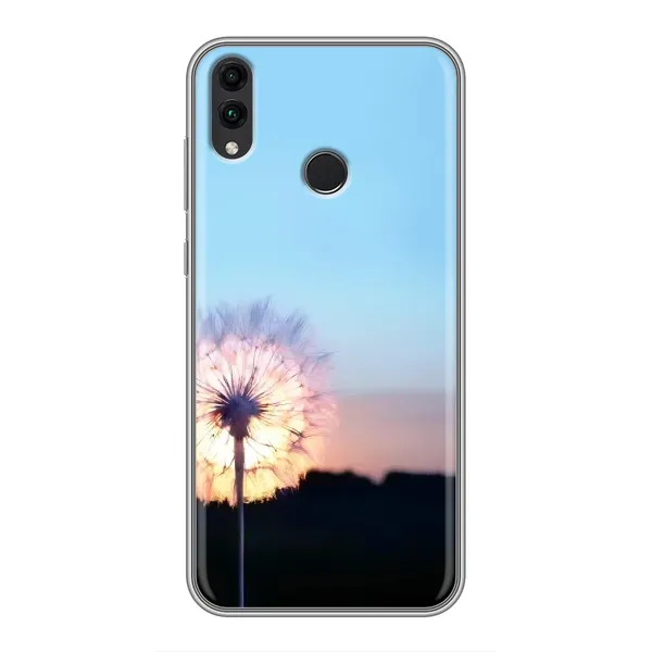 Чехол с рисунком «Закат с одуванчиком» для Huawei Honor 8C Чехол с рисунком «Закат с одуванчиком» для Huawei Honor 8C