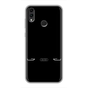 Силиконовый бампер с картинкой машины на Huawei Honor 8X Max (Силует Audi)