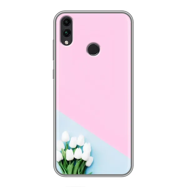 Чехол с рисунком «Белые тюльпаны» для Huawei Honor 8X Max Чехол с рисунком «Белые тюльпаны» для Huawei Honor 8X Max